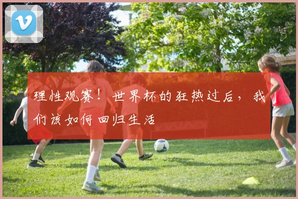 理性观赛!世界杯的狂热过后,我们该如何回归生活