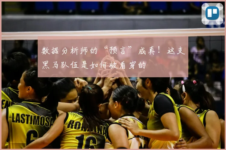 数据分析师的“预言”成真！这支黑马队伍是如何被看穿的